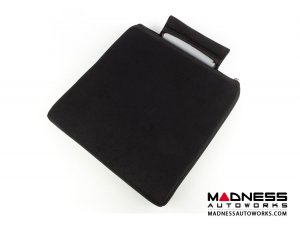 Seat Cushion - Black w/ Alfa Romeo Logo in Red Seat Cushion - Black w/ Alfa Romeo Logo in Red